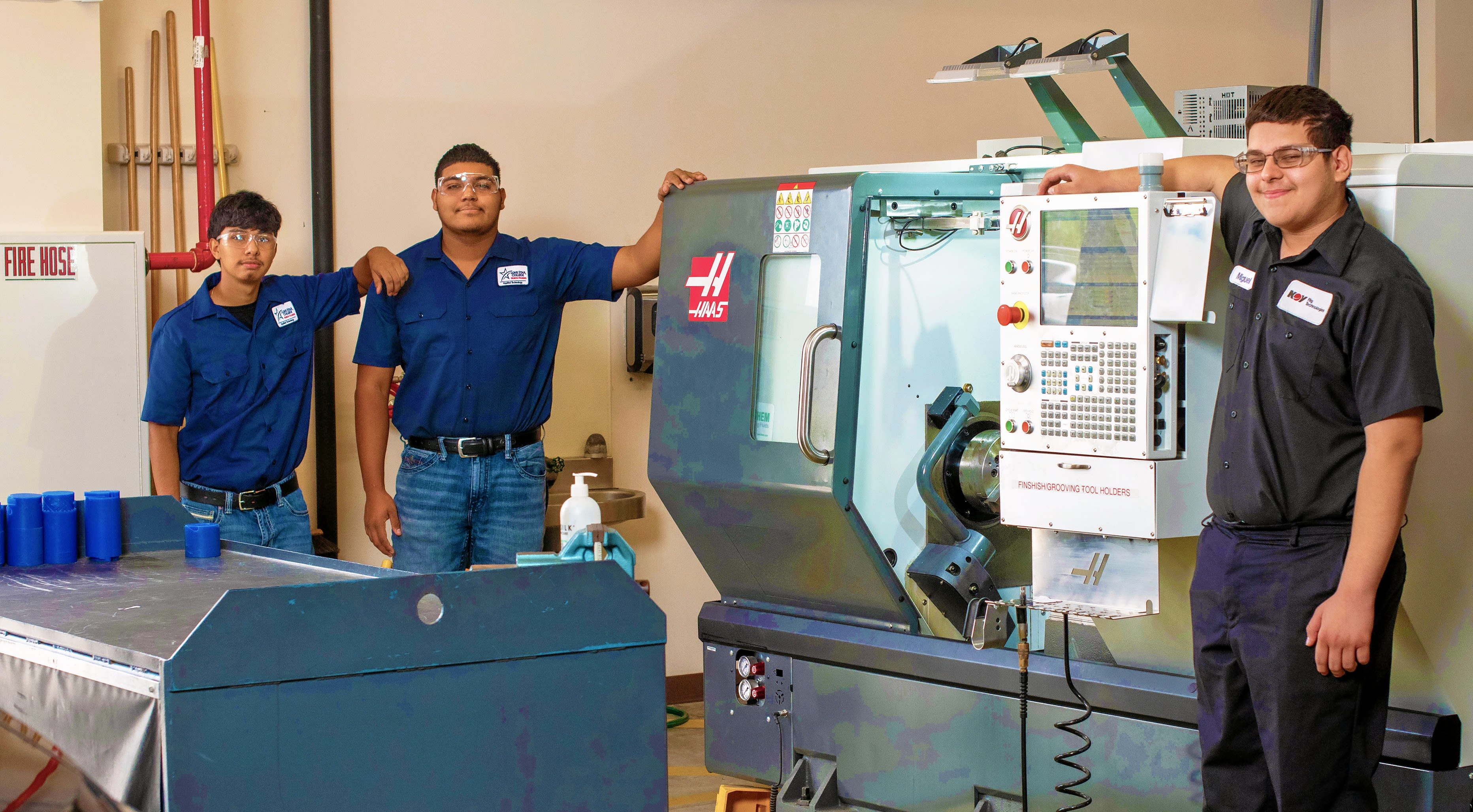 LSC Machining Students