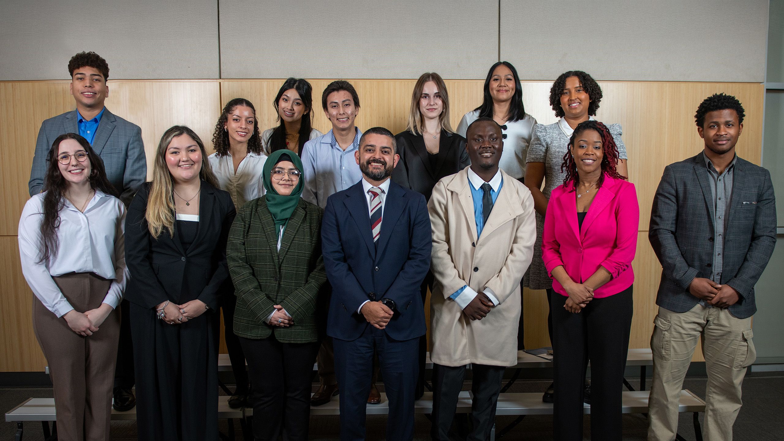 LSC Chancellor Castillo with students