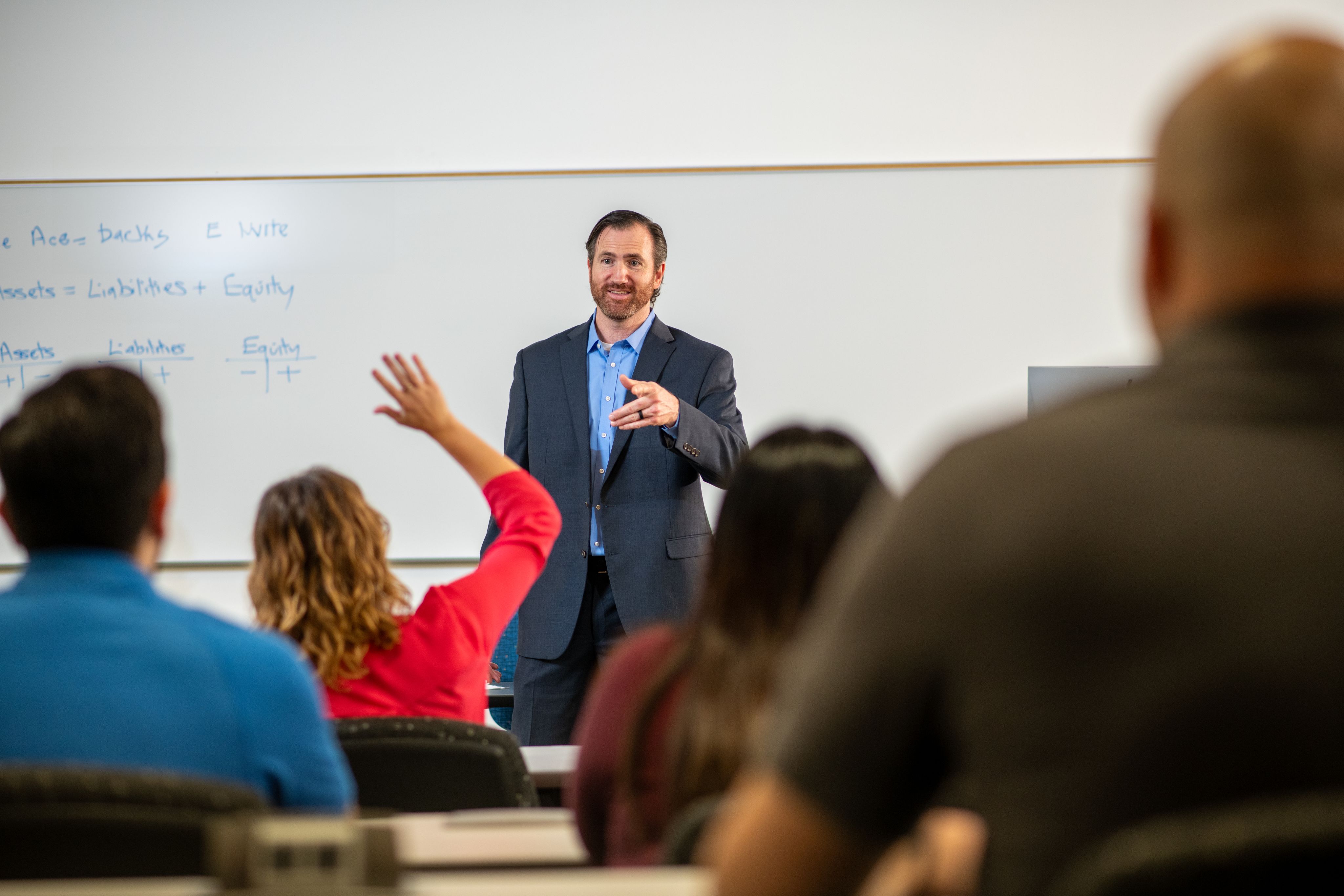 LSC classroom with students