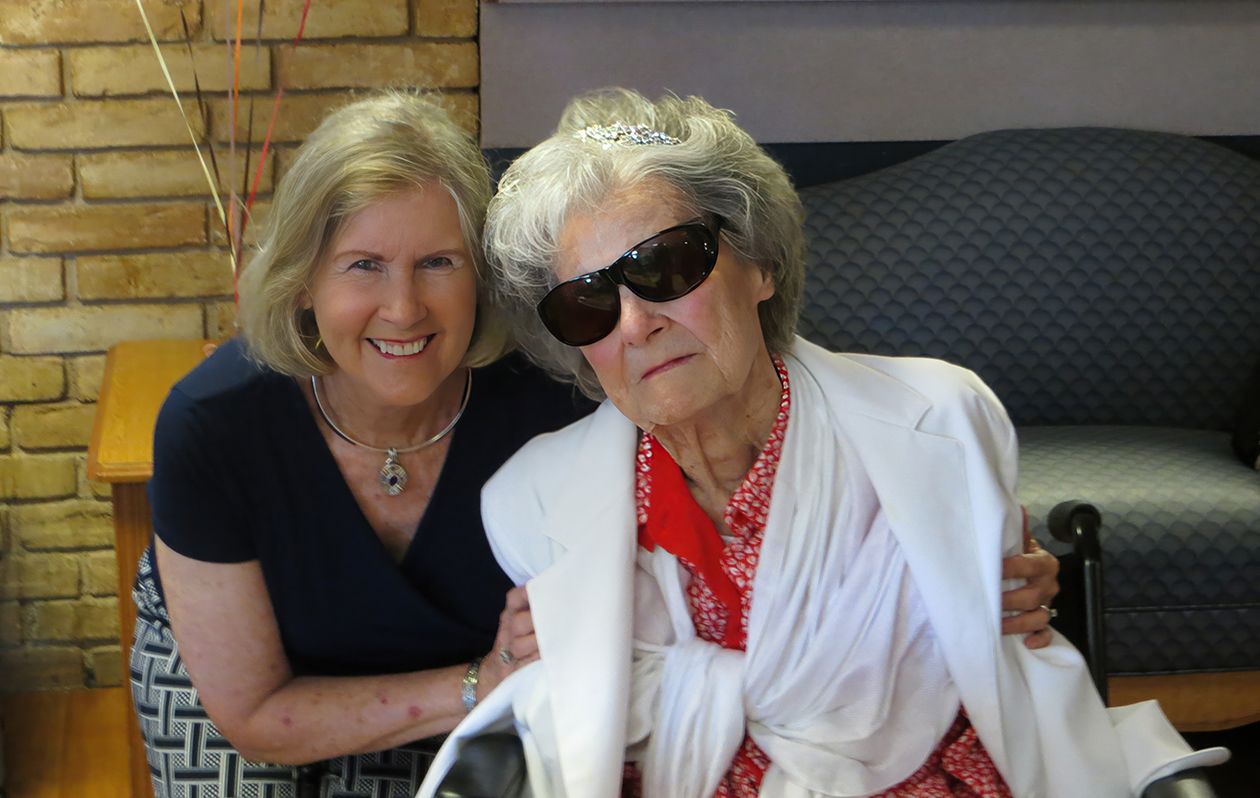 Photo of Karen West and Sarah Dudney
